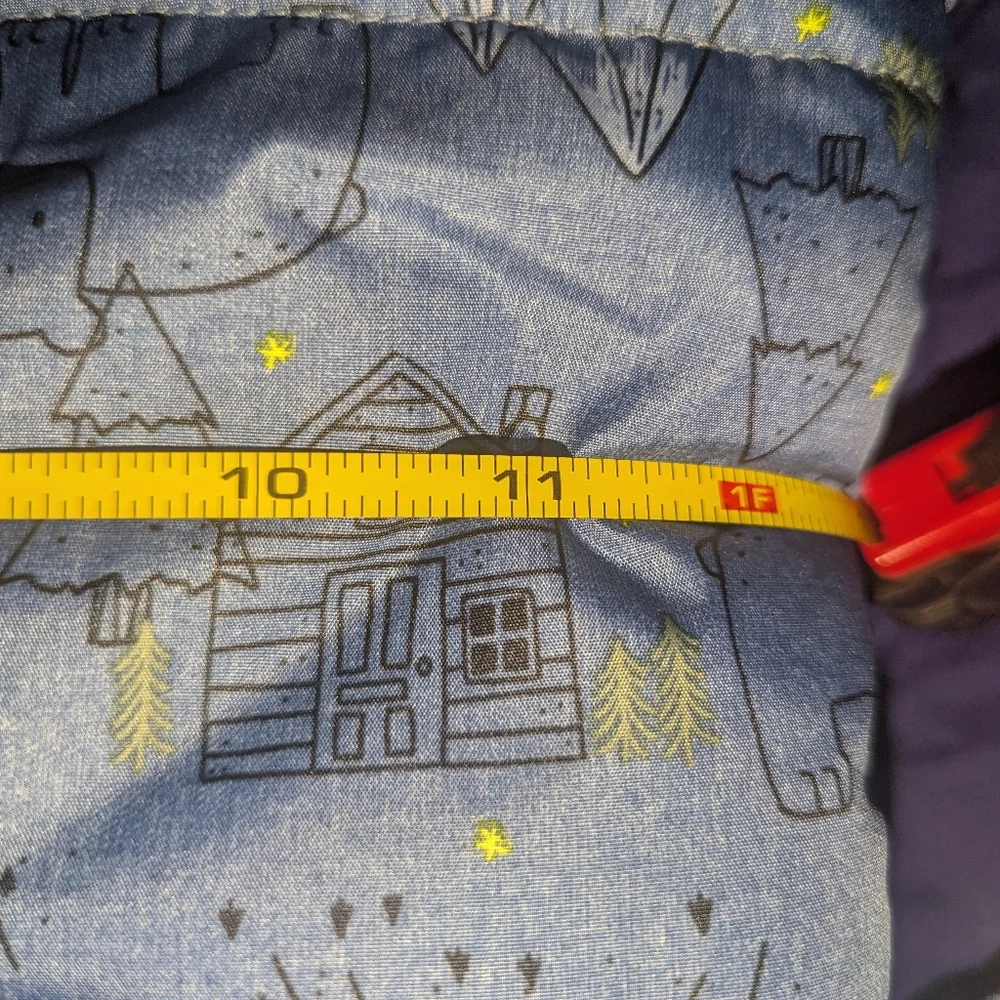 CARTER'S Printed Fleece Lined Hooded Snowsuit 6 M NWT